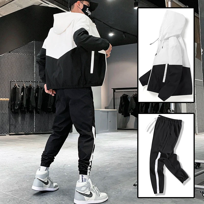 mens tracksuit set

