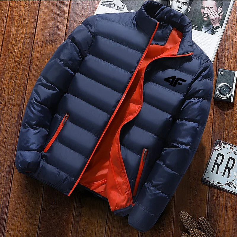 Men's Waterproof Windbreaker Warm Winter Coat
