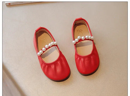 Pearl Mesh Princess Shoes