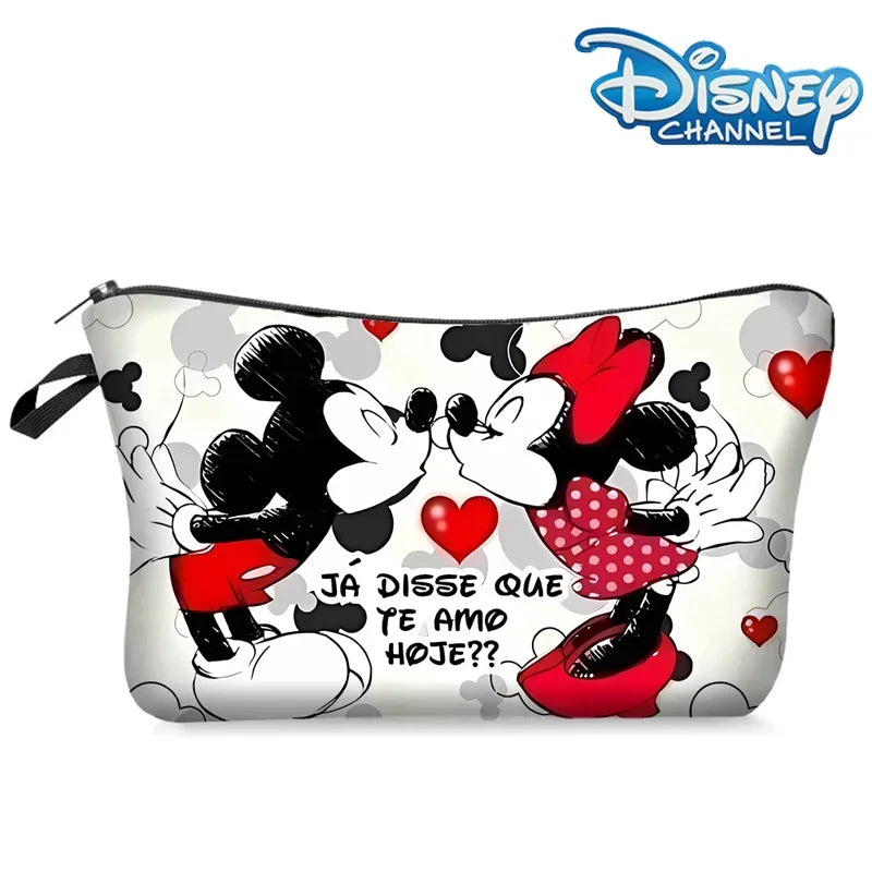 Mickey Minnie Cartoon Cosmetic Bag

