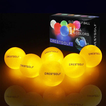 Crestgolf LED Glow Balls- Perfect Night Golf Gift
