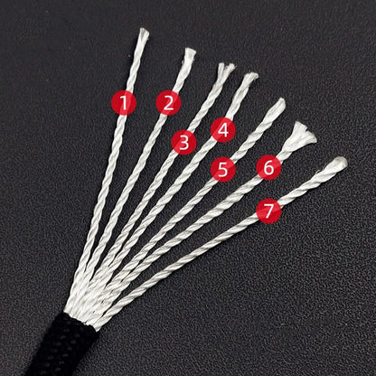 7-Core 550 Paracord - 5M/15M/30M Outdoor Survival Rope/Tent/Lanyard
