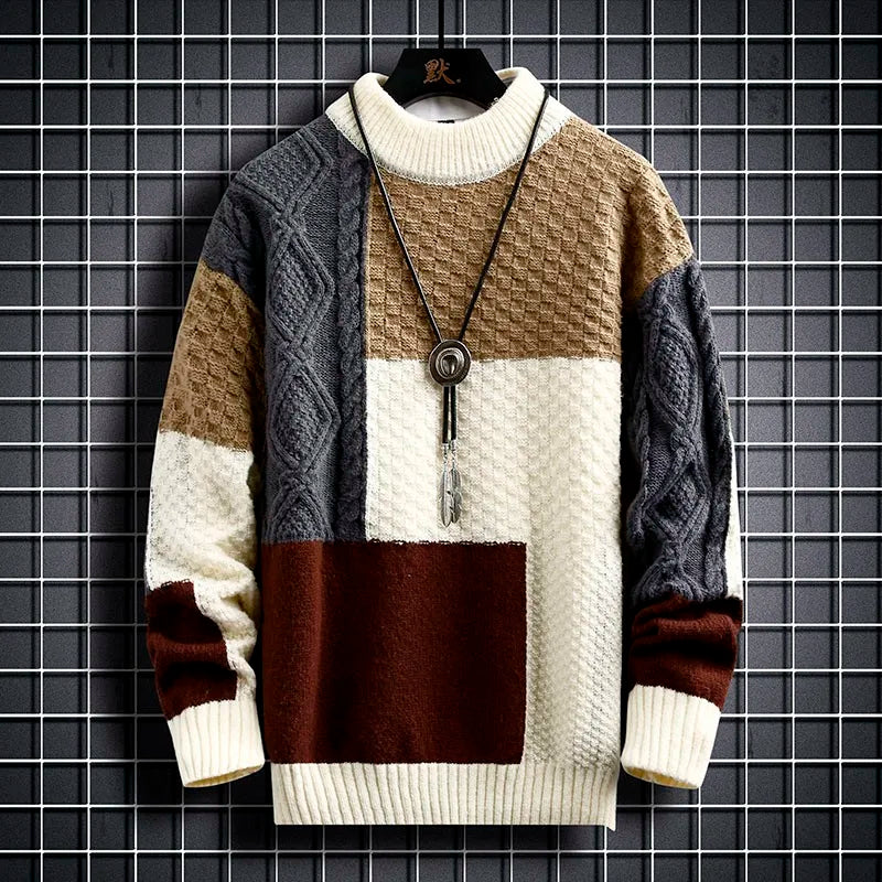 patchwork sweater

