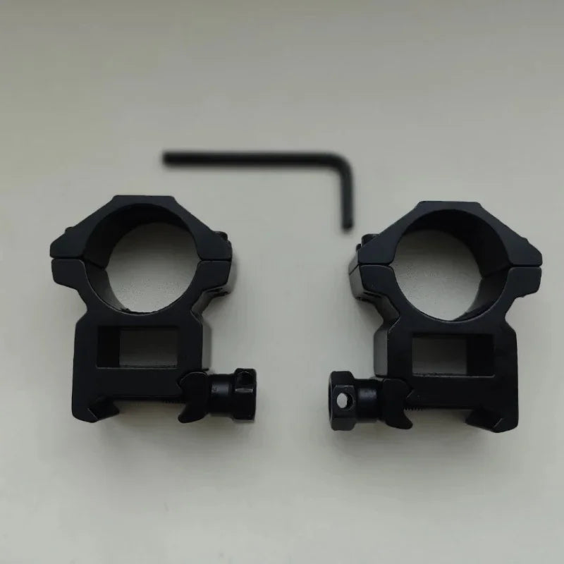 2PCS Hunting Rifle Scope Mount Rings for 25.4mm/30mm Tubes - 11mm/20mm Rails
