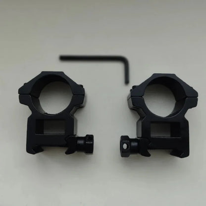 2PCS Hunting Rifle Scope Mount Rings for 25.4mm/30mm Tubes - 11mm/20mm Rails
