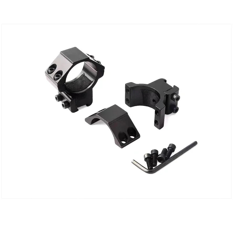 2PCS Hunting Rifle Scope Mount Rings for 25.4mm/30mm Tubes - 11mm/20mm Rails
