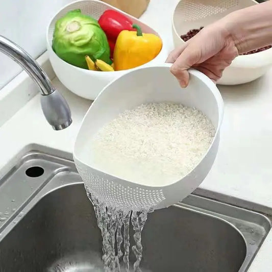 plastic rice sieve

