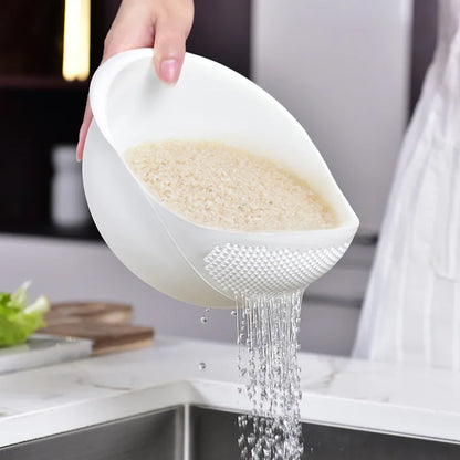 plastic rice sieve

