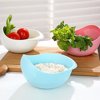 plastic rice sieve

