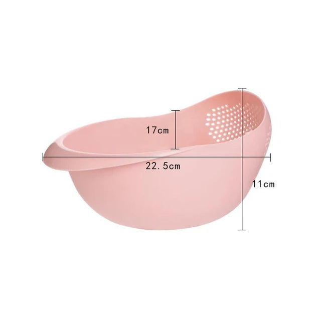 plastic rice sieve

