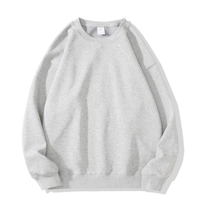 Simple Round Neck Sweatshirt- Men’s Loose Pullover
