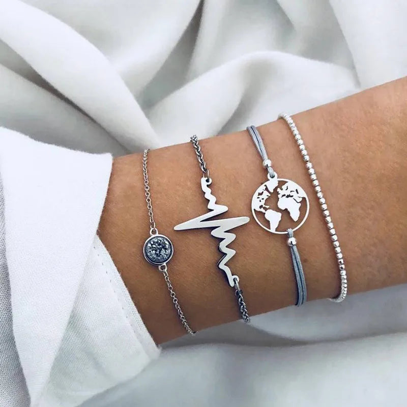 punk cuban chain bracelets

