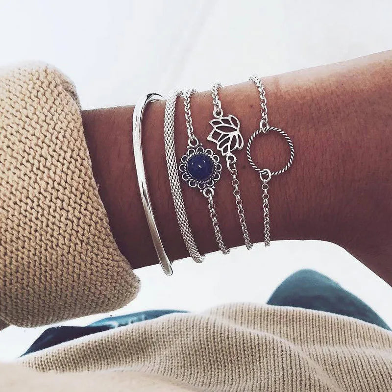 punk cuban chain bracelets

