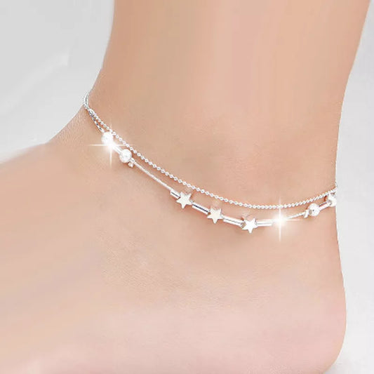 real gold ankle bracelet