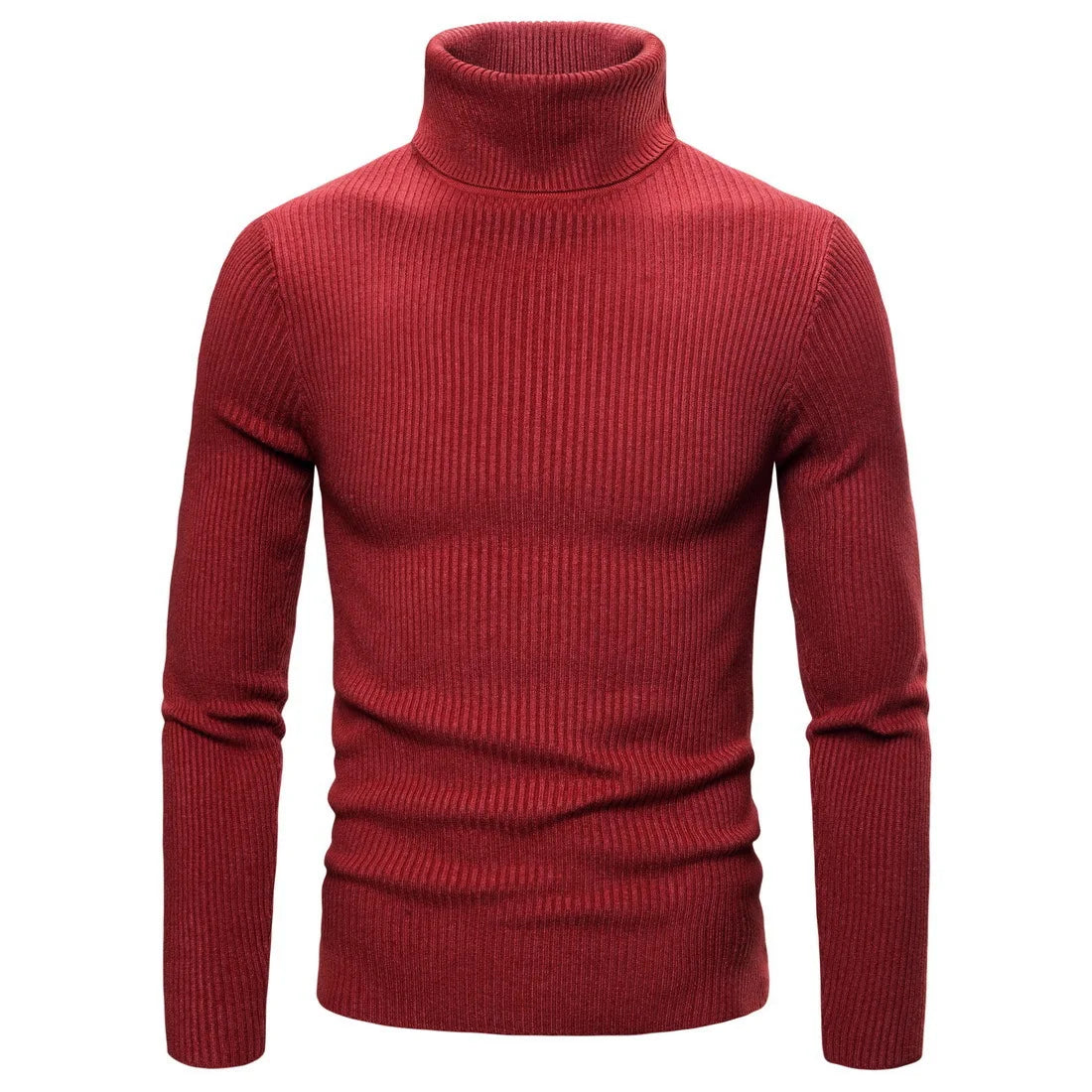Men's Casual Turtleneck Sweater – Winter
