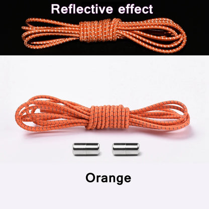 no tie shoelaces, elastic shoelaces, round shoelaces, no tie laces, elastic laces, tie shoelaces, reflective laces, tieless shoelaces

