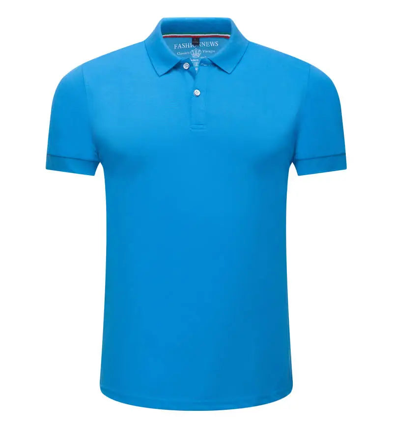 Casual Solid Color Polo Shirt
