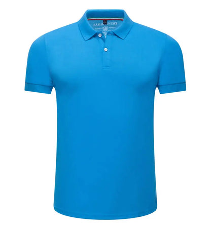 Casual Solid Color Polo Shirt
