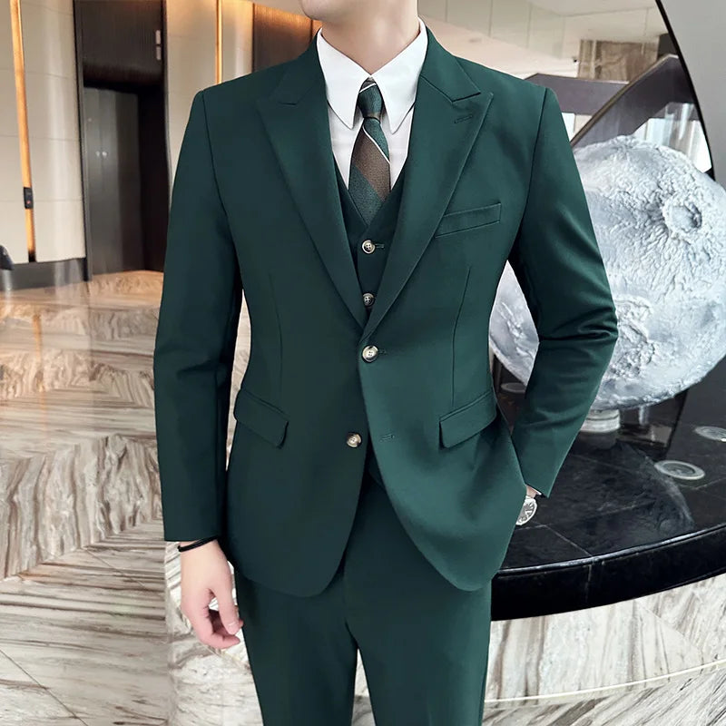 Men's 3 Pcs Casual Skinny Suit
