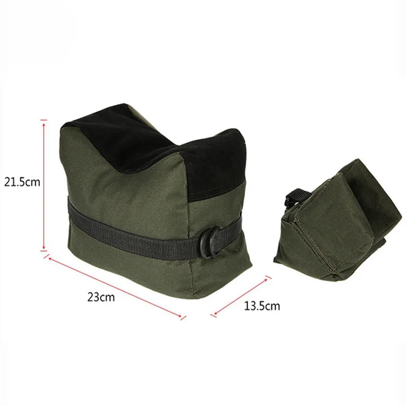 Sniper Shooting Gun Bag - Front/Rear Support/Target Stand/Sandbag Bench
