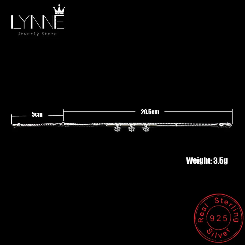 sterling silver ankle bracelet