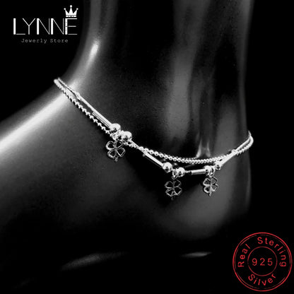 sterling silver ankle bracelet