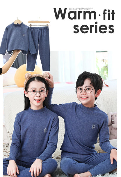 thermal pajama sets for kids

