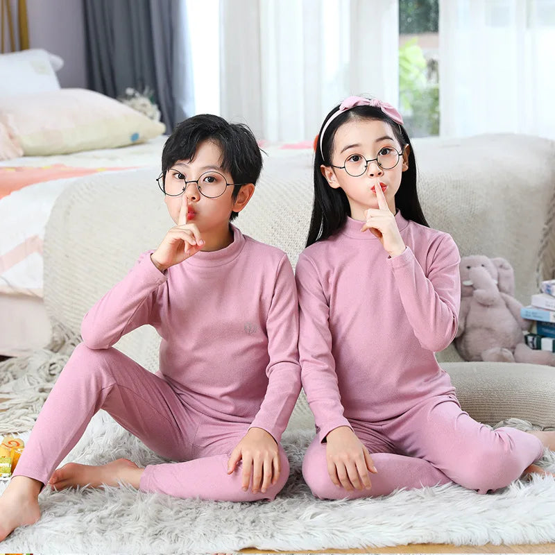 thermal pajama sets for kids

