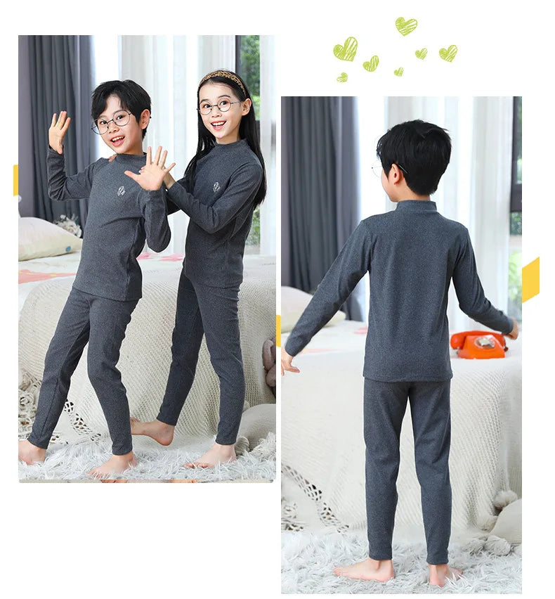 thermal pajama sets for kids

