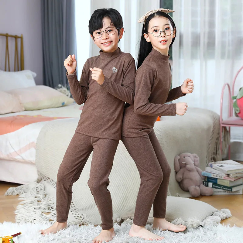 thermal pajama sets for kids

