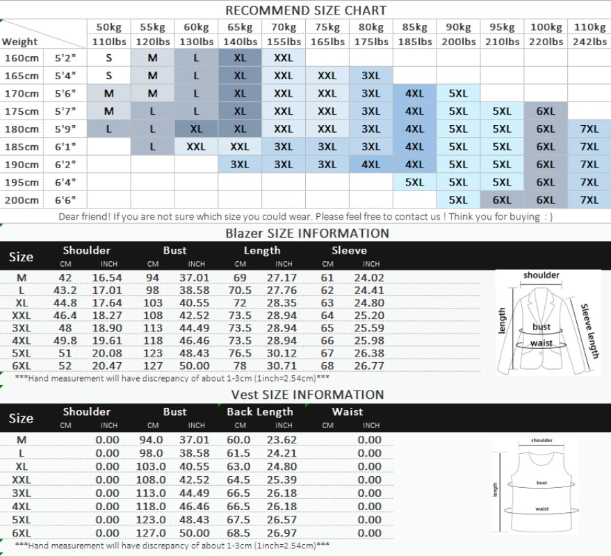 Men's Regular length Soft Cotton Fabric 3 Pcs Suit
