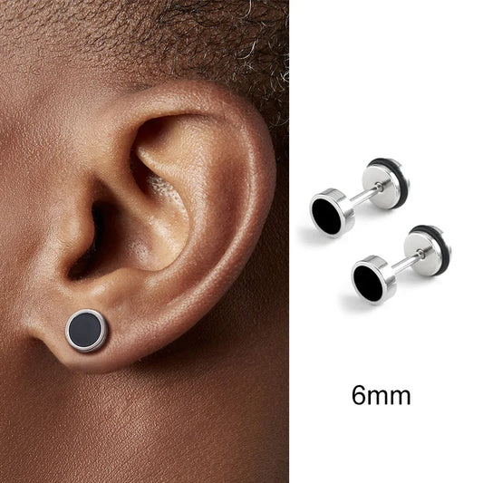titanium stud earring