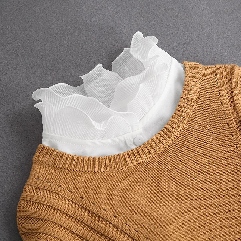 detachable collar shirt

