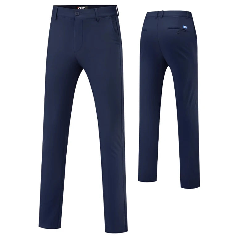 winter golf pants, men's golf trousers, cold weather golf pants, golf trousers, slim fit golf pants, waterproof golf trousers