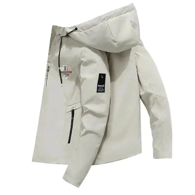 Spring Autumn Fluffy Windproof Men's Hoodie
