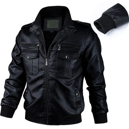 winter leather jacket

