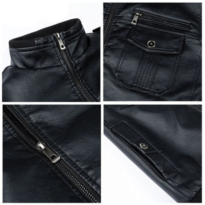 winter leather jacket

