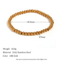 4mm Gold Bracelet