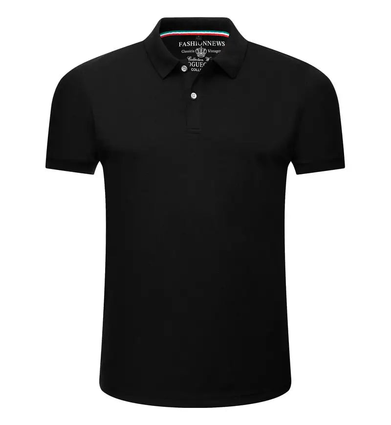 Casual Solid Color Polo Shirt
