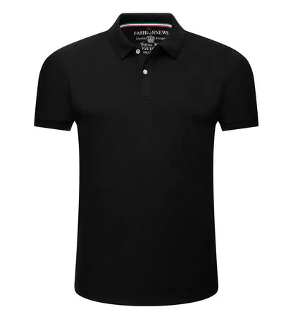 Casual Solid Color Polo Shirt
