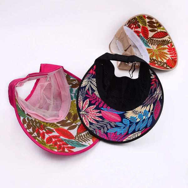 Women's Wide Brim UV Protection Folding Sun Hat