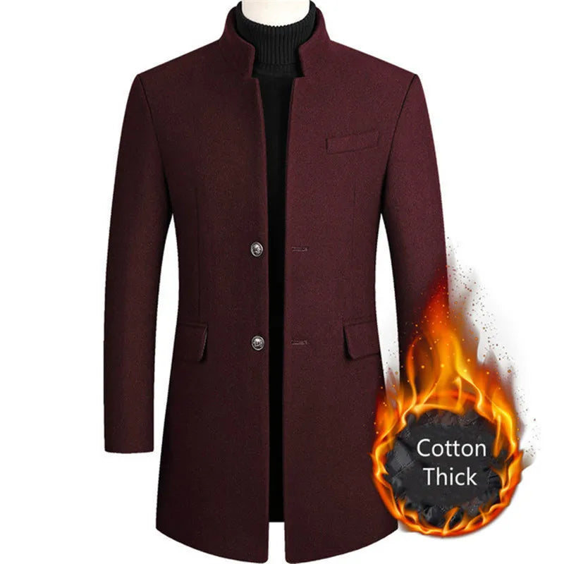 Stylish Slim Fit Woolen Cardigan Jacket for Men
